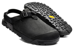 Mountain Clog - Nubuck Leather (Obsidian Dark Gray)